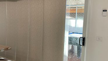 Panel blinds installation