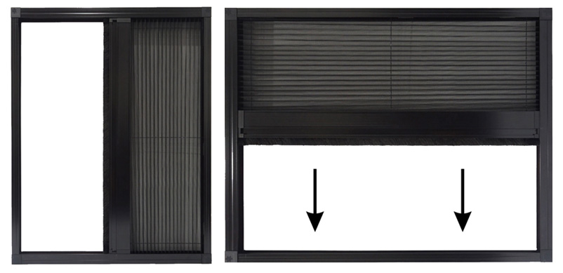 Slim Retractable Flyscreens