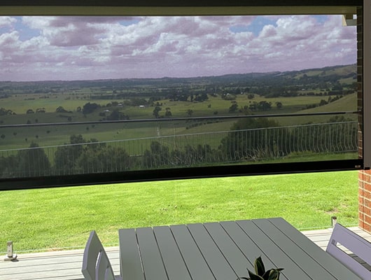 Zip Track Motorised Blinds detail 1