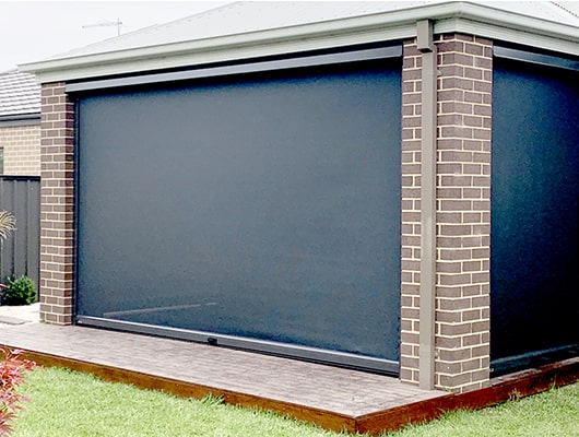 Zip Track Spring Blinds