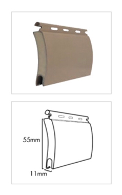 Transparent Roller Shutter slat profile