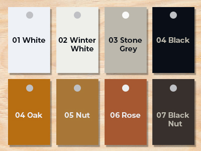 Timber Shutters colour options